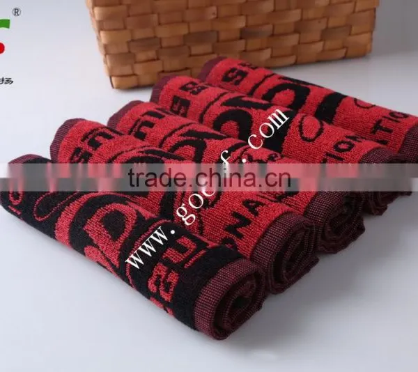 100% Cotton Personalized Jacquard Custom Logo Sports Towel photo-3