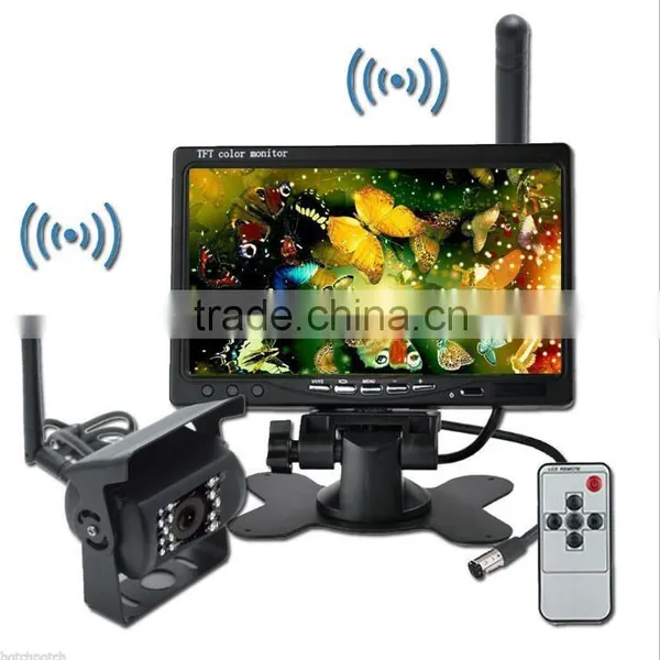7inch TFT LCD Monitor With 2.4GHz Digital Wireless Camera System 24V photo-4
