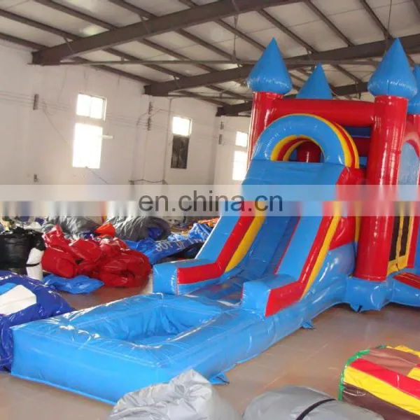 Inflatable Combo Bouncer Castle With Slide With Pool for Kids for Games