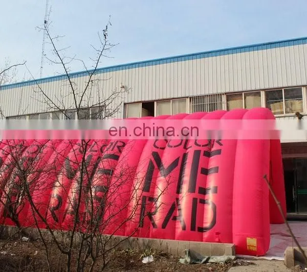 Costomized New Style Multicolor Giant Entrance Inflatable Tunnel Tent for Sale photo-4