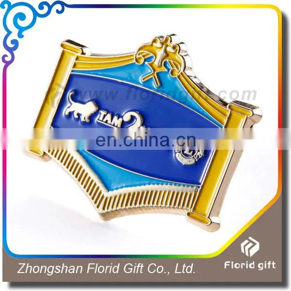 Wholesale Custom Logo Letter Metal Pin Badges for Promotion photo-3