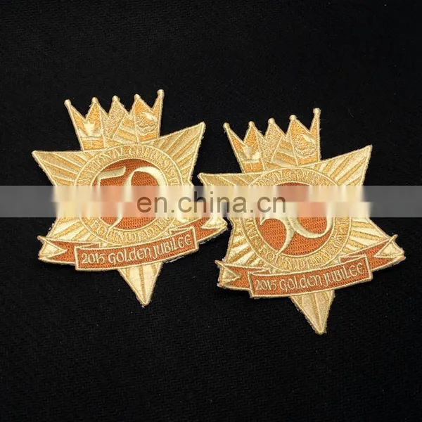 Best Selling Logo Patches Embroidered Iron on Fabric photo-6