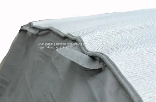 Aluminum Film Add EPE and Non-woven Inflatable Car Cover Against Hail or Snow photo-5