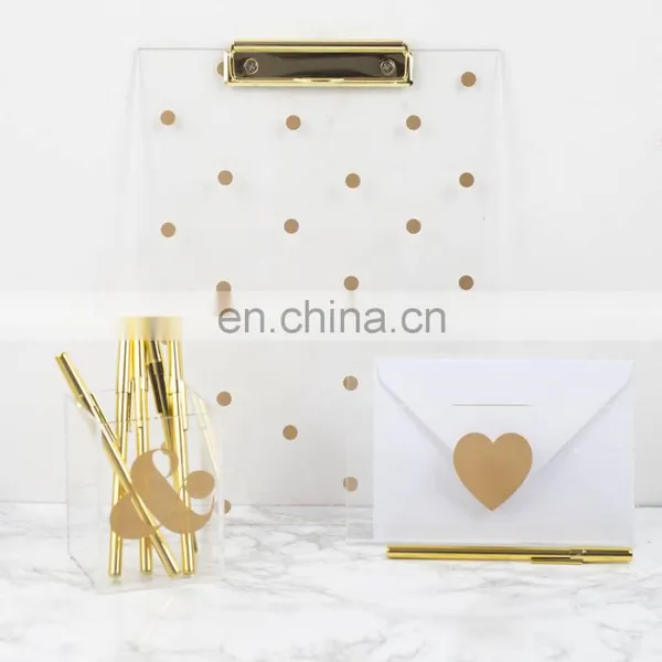 Waterproof Storage Clipboard With Metal Clipboard Clips,clear Acrylic Clipboard of 4x6 5x7 6x9 photo-4