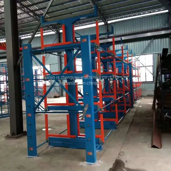 Shelves Adjustable Cantilever Type Deposit of Round Round Bar Steel Bar Iron Rod Copper Bar Bar
