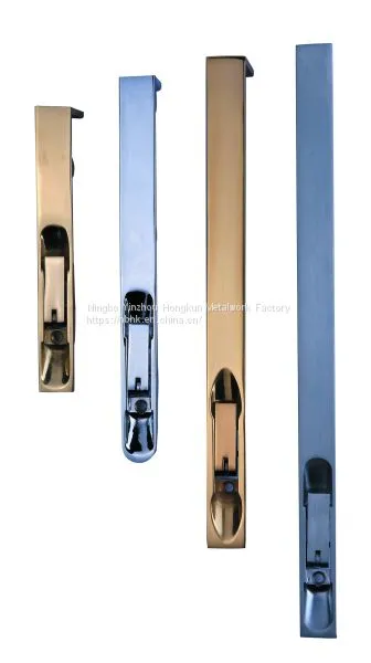 Different Color Brass Flush Door Latch Lock Bolt With Bolt Base