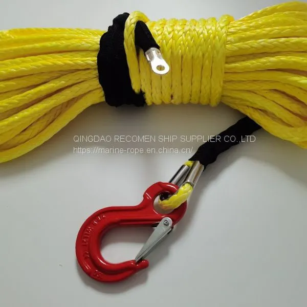 Recomen Supply Good Strength Resistance Synthetic Winch Rope 12000 Lbs 3t Capstan Rope Winch Ropes photo-2