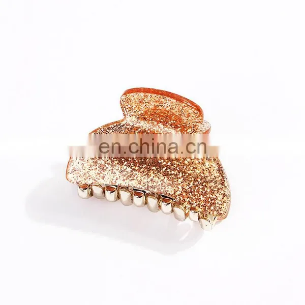 New Style Large Floral Acrylic Hair Clips Girls Hairpins Crab Claws Jaw Clamp Hair Jewelry for Women Banana Grips Slid photo-6