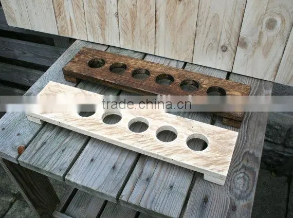 Custom Made Painted Color and Logo Solid Wooden Egg Holder photo-5