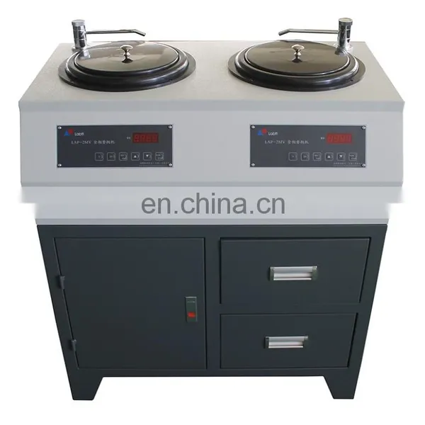 LAP-2CV Double Disc Double Control Cabinet Type Metallographic Grinding and Polishing Machine