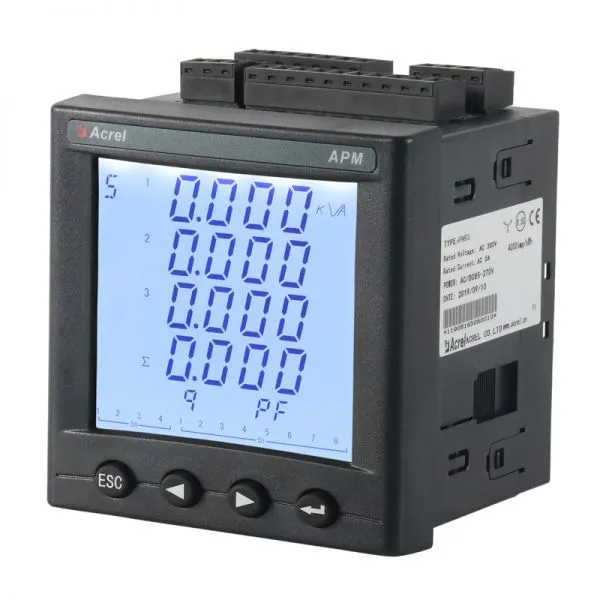 Panel Mounted 3 Phase Digital Power Meter APM800 photo-2