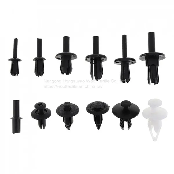 HE09 350PCS Black Car Universal Bumper Fixed Clamp Push Type Fasteners photo-3