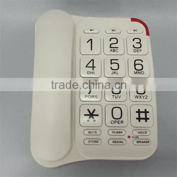 Simple Speed Dial Emergency Button Corded Big Button Phone photo-3