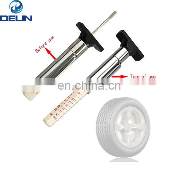 Metric Standard Measures Tester Plastic Tire Tread Depth Gauge photo-2