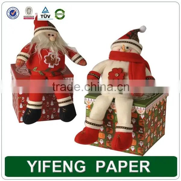 2016New Custom Design Handmade Decorated Paper Christmas Gift Box photo-4