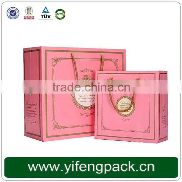 Fashion Square Bottom China Design Advertising Paper Bag photo-3