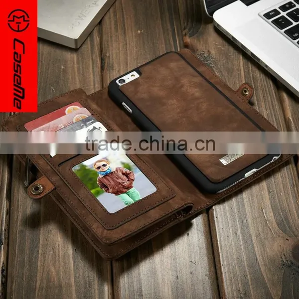 [CASEME] For IPhone 6 PU Leather Wallet Case, For IPhone 6 Wallet Phone Case,Mobile Phone Case Multiple Card Holder Wallet photo-5