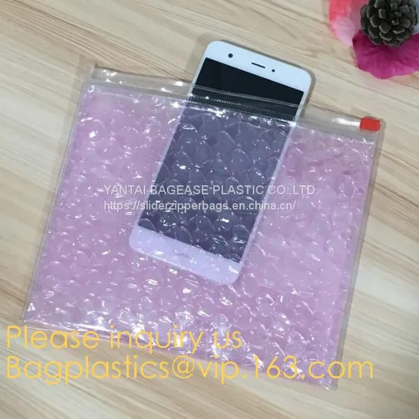 Shock-Resistance, Water-Resistant, Scratch-Resistant, Top Zip Lock, Reusable Reclosable Bubble Slider Zipper photo-2