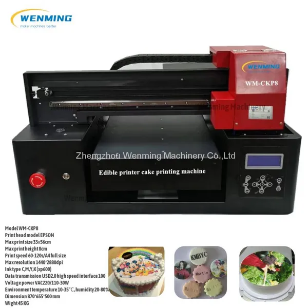 Automatic Edible Picture Cake Printer T-shirt Printing Machine Digital Printing Machine photo-2