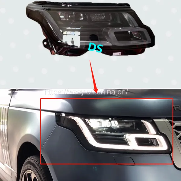 LED-предиумный фараный блок с двумя линзами для Range Rover Vogue 2018-2020 гг. LR116076 LR116068 Высокого качества