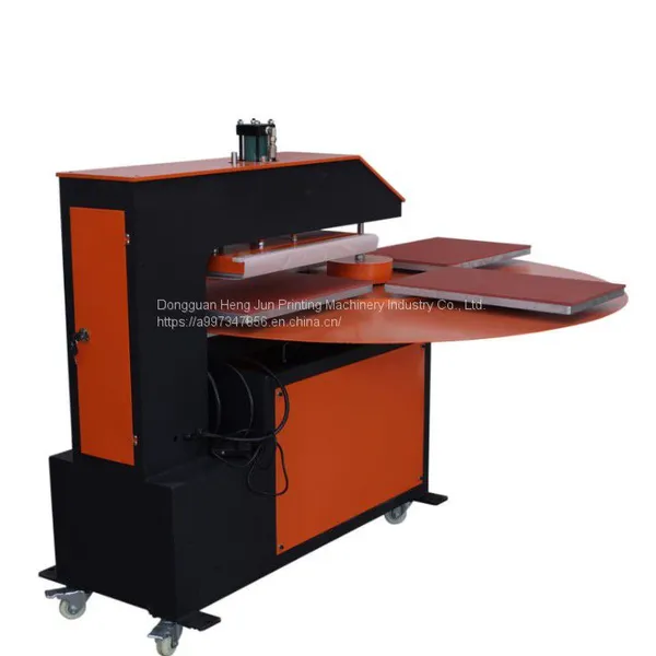 Fully Automatic Four-station Rotary Heat Press Machine Multi-station Clothes Ironing Machine Hydraulic Turntable Heat Transfer Printing Machine T-shirt Printing Machine Garment Ironing Rig photo-5