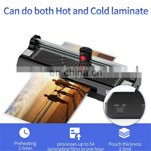 Factory Price Best Selling Small Office Equipment A3 Disktop Laminator photo-3