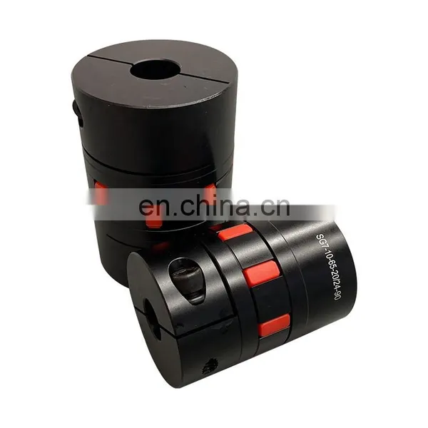 Jaw Type Coupling High Torque Aluminum Alloy Coupling Curved Jaw-type Cnc Coupling in Stock photo-4