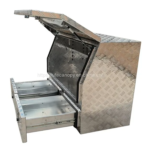 Aluminum Truck Tool Box With Drawers Metal Tools Storage Box photo-3