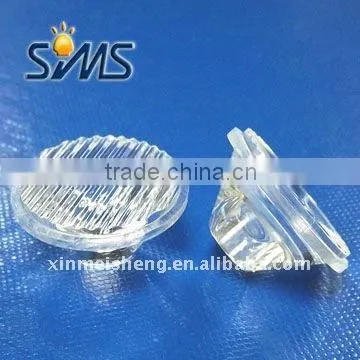 Unique Design Stria Surface Plano Pmma Lens Cover Led Lens 20mm
