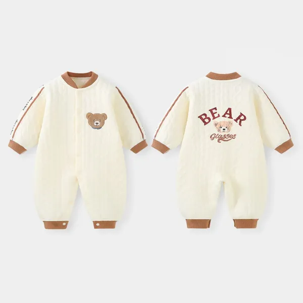Newborn Baby Clothes Kids Romper Long Sleeve Climb Crawl Suit Children's Pajama Onesie Jumpsuit