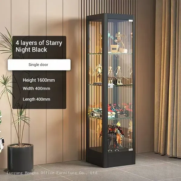 Retail Glass Display Case With LED Lighting | Countertop & Floor Standing Showcase for Stores photo-5