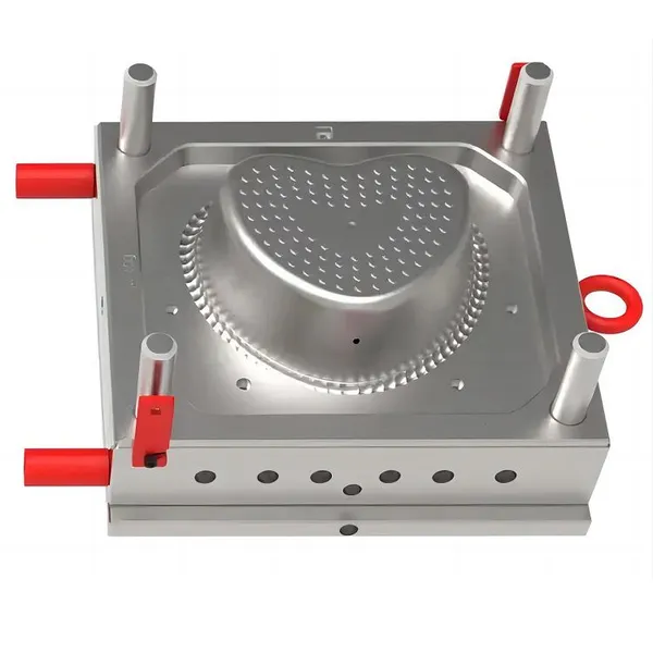 Newly Design Plastic Washing Vegetable Basket Injection Mould Household Basket Mold photo-2