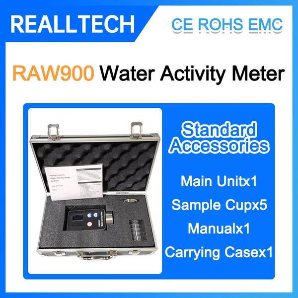 RAW900 High-precision Water Activity Meter 0.010aw Measuring Accuracy photo-4