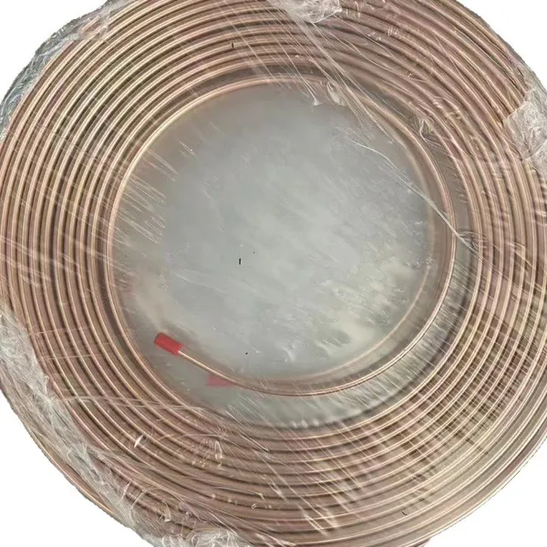 Copper Finned Tube Heat Exchanger Tube Fin Copper Tube for Condenser Evaporator