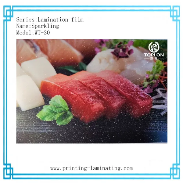 Sparkling/WT-31: 3D Film Sparkle Film Photo Protection Film Cold Lamination Film for Wedding Album Wedding Frame Wall Frame Laminated Roll