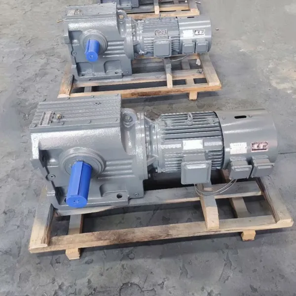 R137 Big Torque Inline Geared Motor for Industrial Automation Line