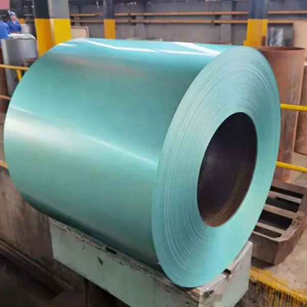 High Quality Prepainted Aluzinc Zinc Coated Steel Coil Metal Roofing PPGI PPGL Coil Steel Sheet For Houses photo-2