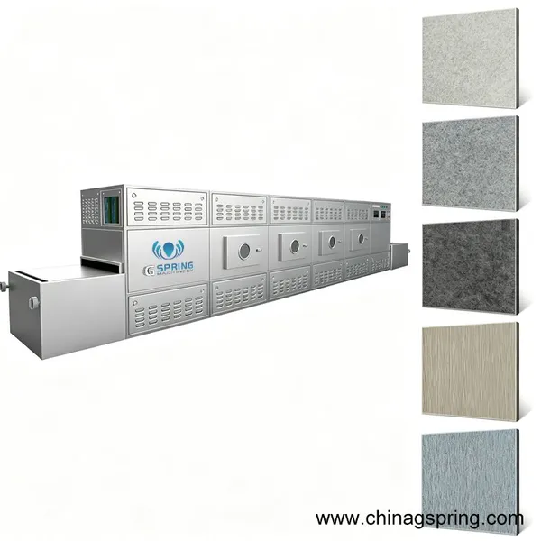 Building Material Microwave Drying Machine for Plasterboard Continuous Industrial Drying Equipment