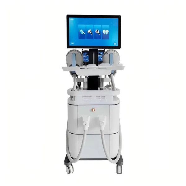 Professional Stand EMS Cryolipolysis Cavitation RF Body Shaping Beauty Machine
