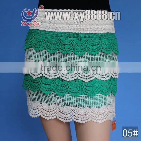 Cotton Lace Hot Girls Sexy Shorts Mini Skirts photo-2