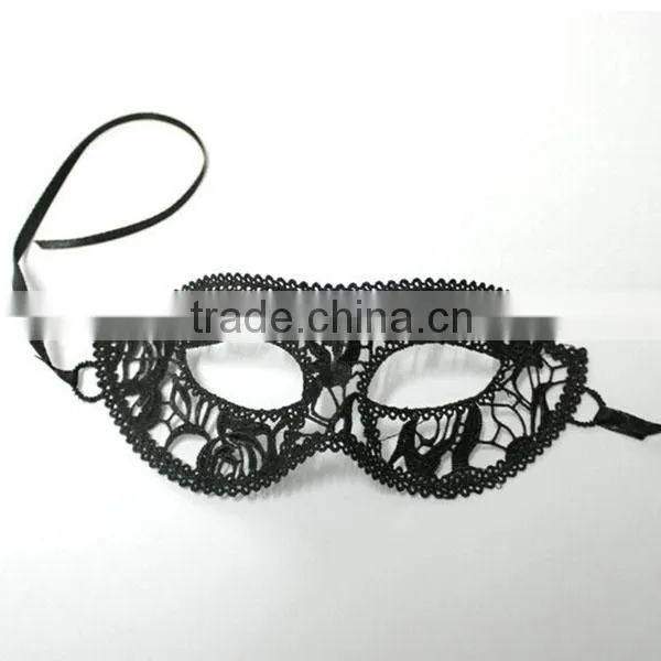 Ladies Sexy Pretty Evening Party Hollow Lace Masquerade Eye Mask Black/White Masquerade Ball Eye Masks photo-4