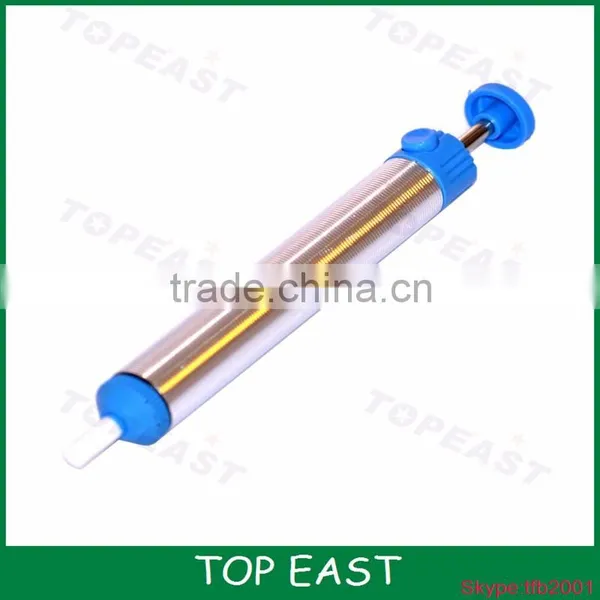 High Quality Solder Sucker Desoldering Vacuum Pump Solder Removal Tool Blue photo-2
