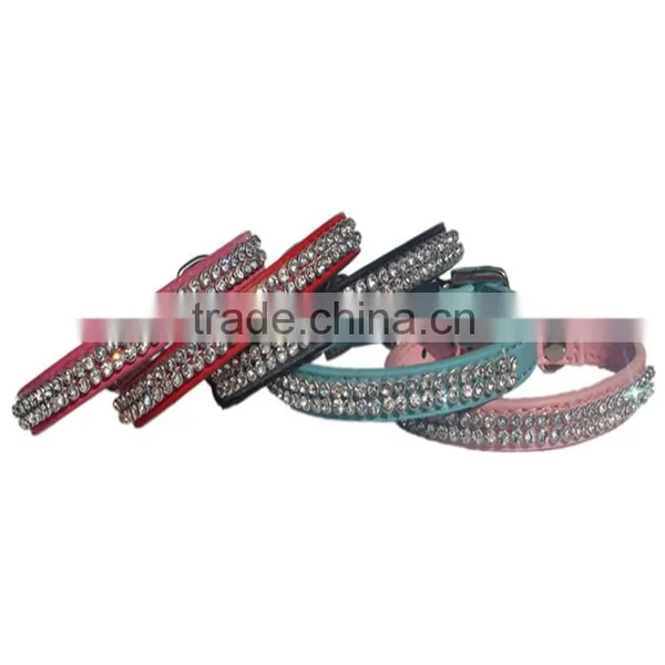 Pet Supplies Wholesale Dog and Cat Fine Mesh Diamond Pet Collars photo-2