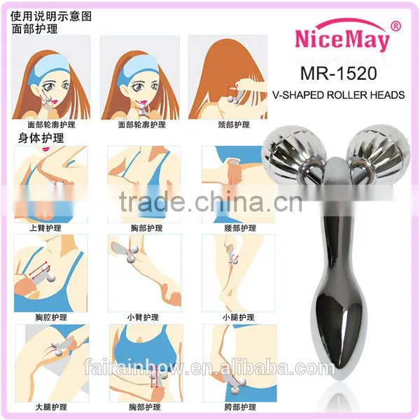 Hot Sale Mini Omni Handheld Face Massage Roller photo-3