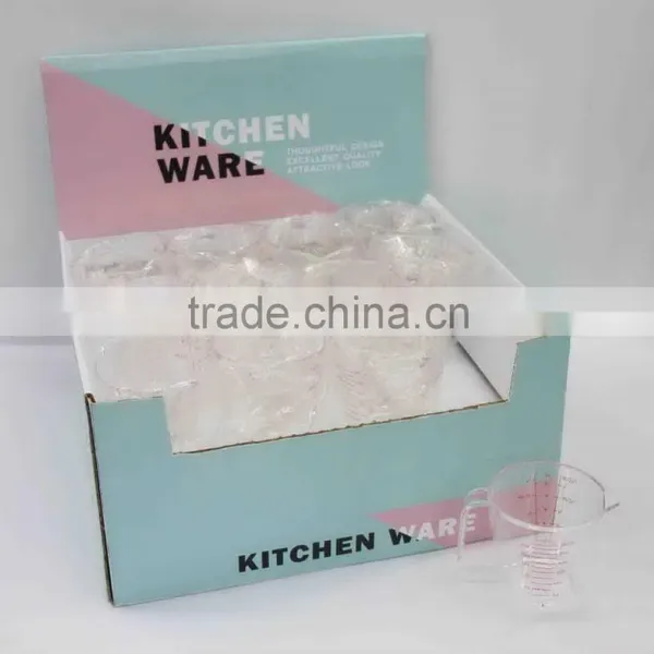 300ML 600ML STRONG TRANSPARENT PS MEASURING CUP photo-4