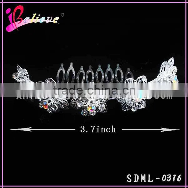 Hair Jewelry Wholesale Diamond Flower Hair Comb Chinese Wedding Hair Accessories photo-3