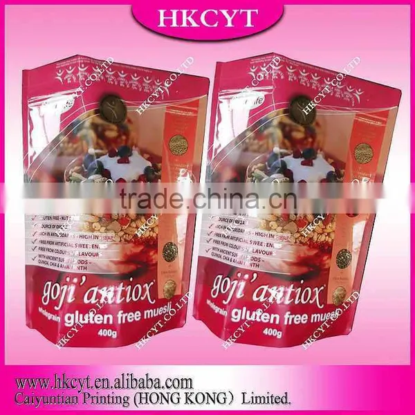 High Grade Organic Dried Goji Berries Stand Up Plastic Packaging Bags photo-6