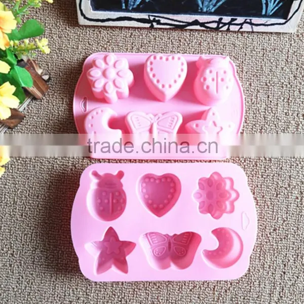 Wholesale Price Custom Heart Shape Mold Cute Sushi Making Kit Cake Silicone Cake Mold photo-4