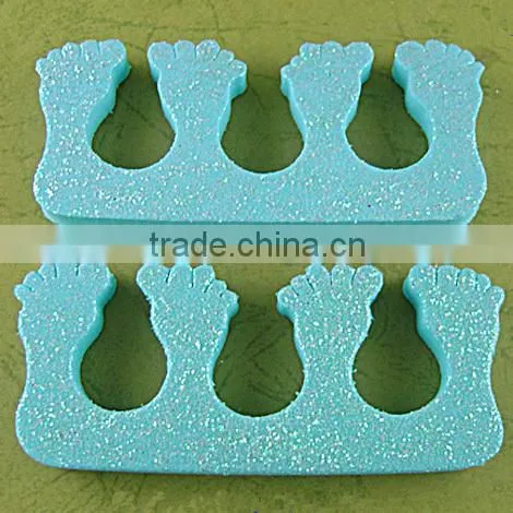 Eva Material Bulk Wholesale Customized Glitter Toe Separator