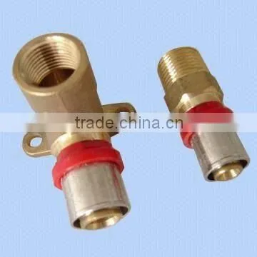 Brass Press Fittings for Al-PEX Multilayer Pipes/PE Pipes